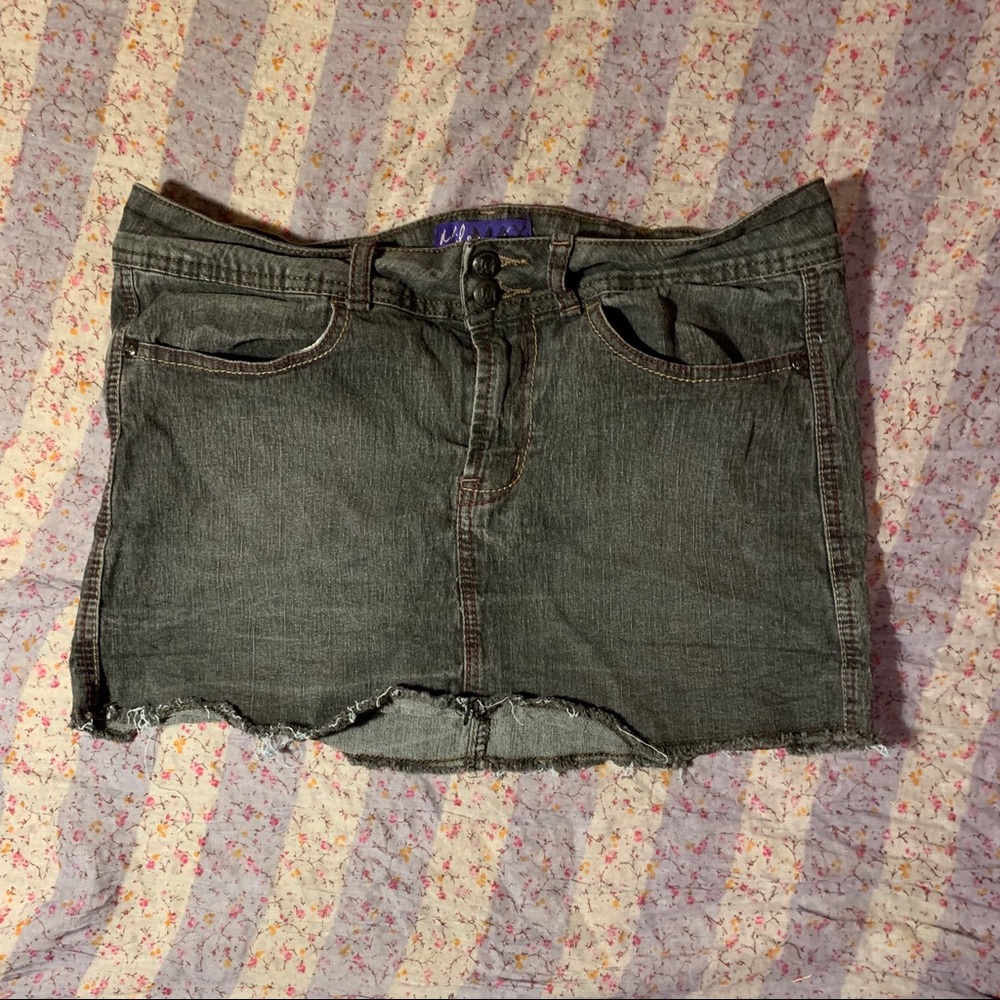 Miley Cyrus & Max Azeris Denim Skirt